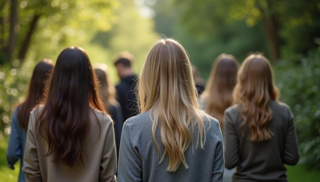 menschen gehen zu trauerfeier